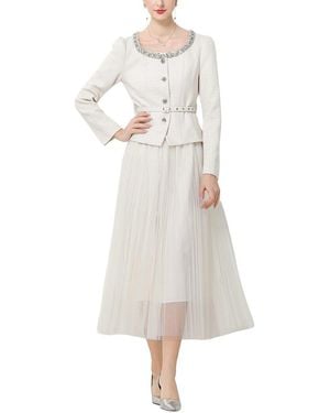 DZA Midi Dress - White
