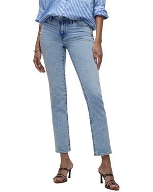 Hudson Jeans Nico Mid-Rise Straight Ankle Jean - Blue