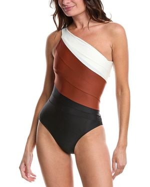 summersalt The Sidestroke One-Piece - Brown