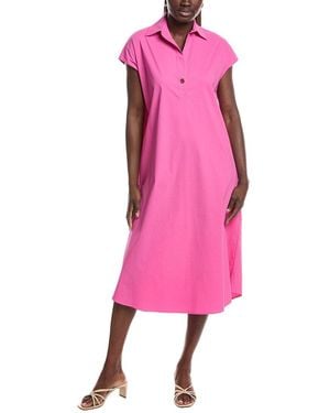 Joseph Ribkoff Solid Midi Dress - Pink