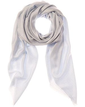 Givenchy 4G Logo Silk-Blend Scarf - White