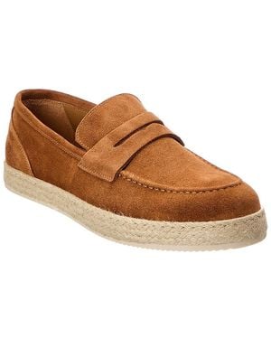 Bruno Magli Amalfi Suede Loafer - Brown