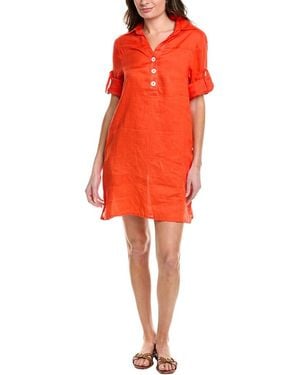 HIHO Sophie Linen Shift Dress - Red