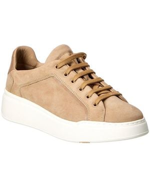 Max Mara Super Suede Sneaker - Natural