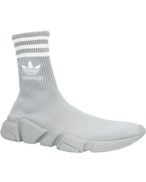 Balenciaga X Adidas Speed High-Top Trainer - Grey