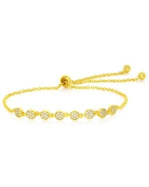 Donatello Gian Cz Adjustable Bracelet - Metallic