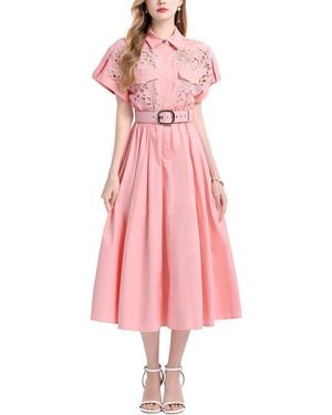 DZA Midi Dress - Pink