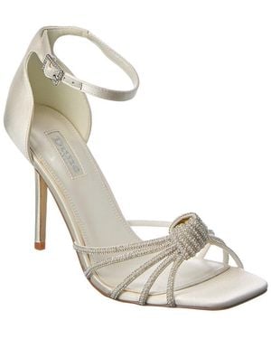 Dune Morellas Satin Heeled Sandal - White