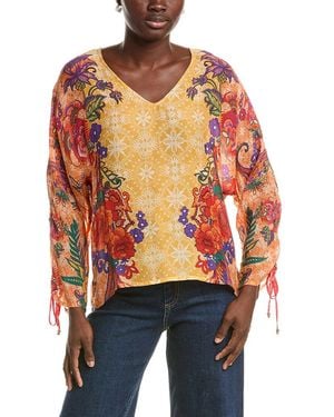 Johnny Was Erykah Blouse - Orange