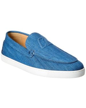 Christian Louboutin Varsiboat Denim Loafer - Blue