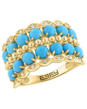 Effy Fine Jewelry 14K 1.55 Ct. Tw. Diamond & Ring - Blue
