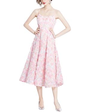 DZA Midi Dress - Pink