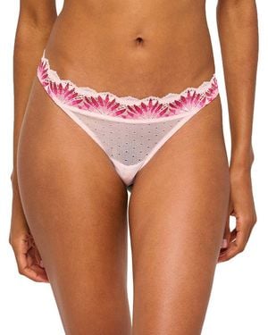 Cosabella Amalia Low-Rise Thong - Pink