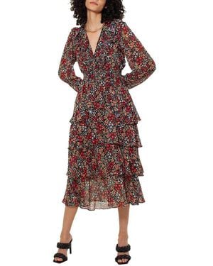 Hale Bob Midi Dress - Red