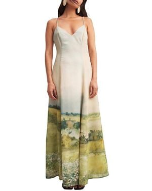 VERA DOLINI Maxi Dress - Green