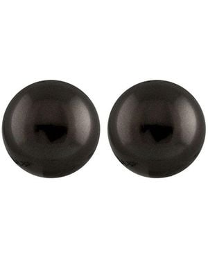 Splendid 10-11Mm Pearl Earrings - Black