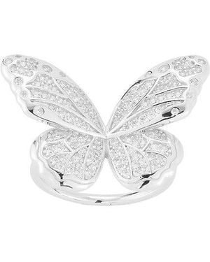 Sphera Milano Plated Cz Ring - White