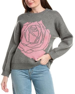 Girl Dangerous Rose Jumper - Grey