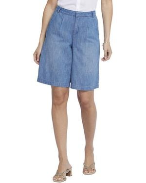 NYDJ Petite Relaxed Corfu Bermuda Jean - Blue