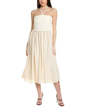 Tanya Taylor Suzie Midi Dress - Natural