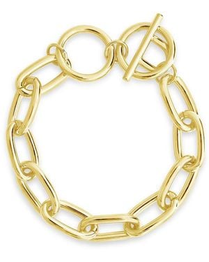 Sterling Forever 14k Plated Bracelet - Metallic