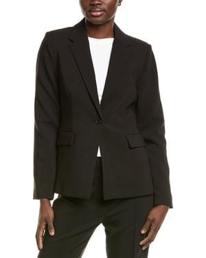Tahari One-Button Blazer - Black