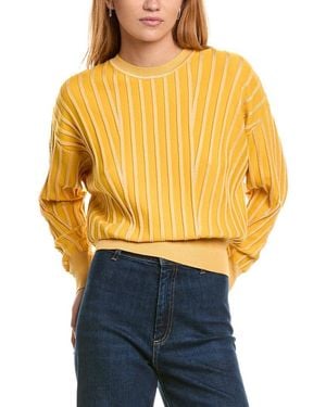 DKNY Fine Knit Pullover Sweater - Blue