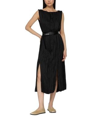 Lafayette 148 New York Self Panelled Dress - Black