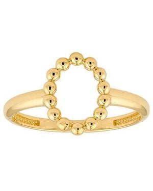 HAWLEY ST 14K Geometric Ring - Metallic