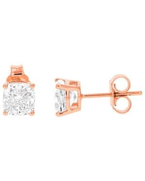 Amairah 14K 5.00 Ct. Tw. Lab-Grown Diamond Stud Earrings - Pink