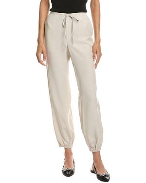 Theory Pull On Wide Jogger - Natural
