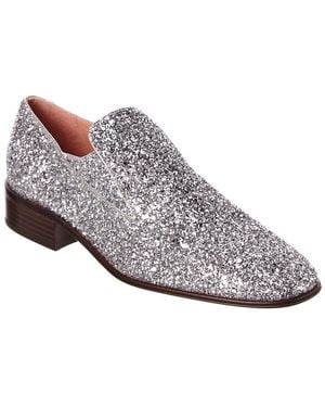 Victoria Beckham Glitter Loafer - White
