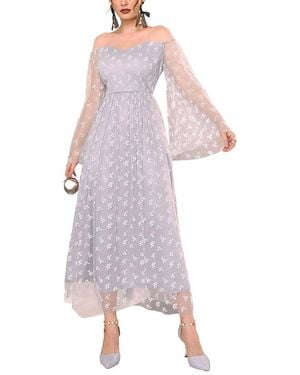 COLON DIANA Midi Dress - Purple