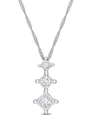 Rina Limor 14K 0.80 Ct. Tw. Diamond Drop Pendant - Metallic
