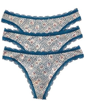 B.tempt'd B.Temptd By Wacoal Future Foundation Thong - Blue