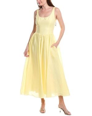 Bardot Lawrence Scoop Neck Maxi Dress - Yellow