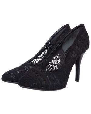 Dolce & Gabbana Cotton Lace Pump (Authentic Pre-Loved) - Blue