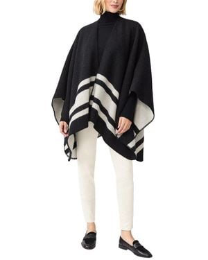 J.McLaughlin Deanna Wool & Cashmere-blend Poncho - Black