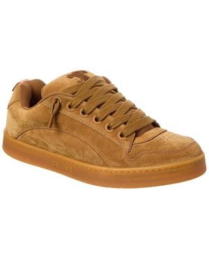 Celine Huntington Suede Sneaker - Brown