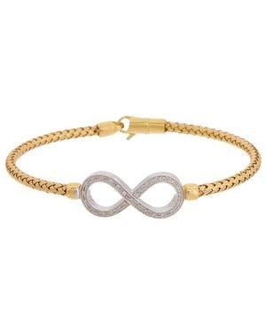 Meshmerise 18K Over 0.25 Ct. Tw. Diamond Mesh Bangle Bracelet - White