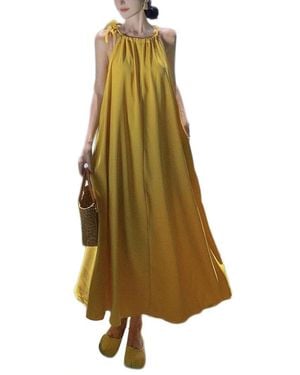 LEON GORI Midi Dress - Natural