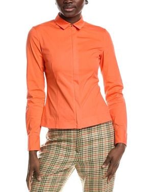 Akris Fitted Blouse - Orange