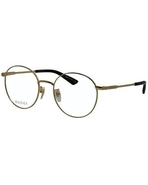 Gucci 53Mm Eyeglasses - Metallic