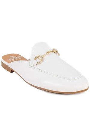 Menina Step Toledo Mule - White