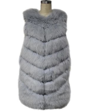 Kendall + Kylie Grooved Vest - Gray