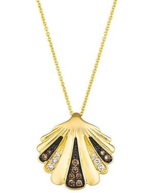Le Vian Le Vian 14K 0.23 Ct. Tw. Diamond Pendant - Metallic