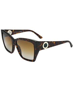BVLGARI Bv8260 57Mm Polarized Sunglasses - Black