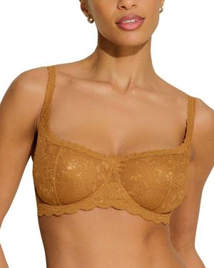 Cosabella Never Say Never Balconette Bra - Brown