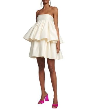 Linda Charm Mini Dress - White