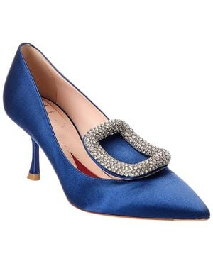 Roger Vivier Satin Pump - Blue